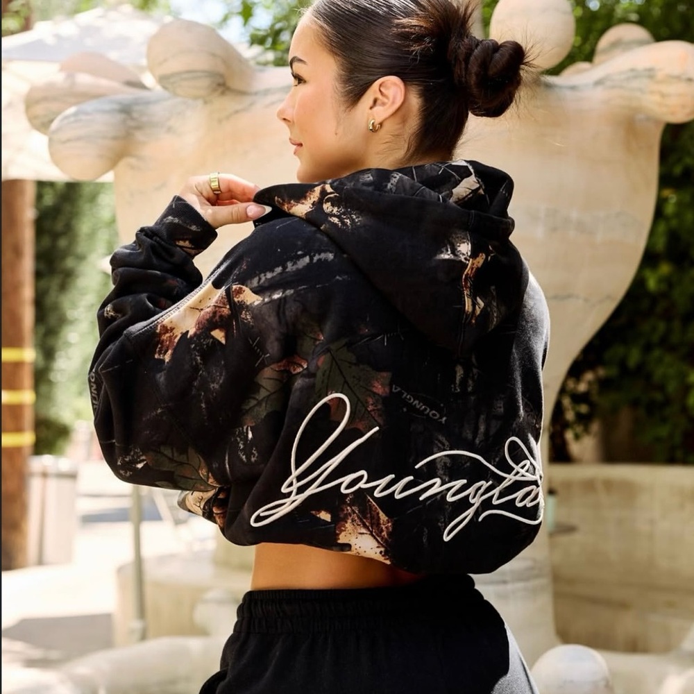 youngla flashback zip hoodie